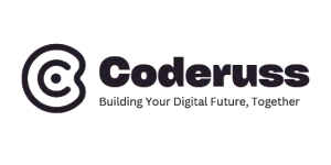 Logo of Coderuss, a valued client of Prolaxies.